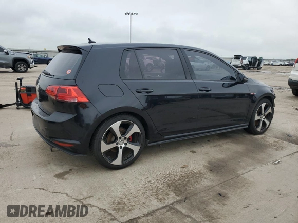 2015 Volkswagen Golf GTI SE with VIN 3VW5T7AU7FM032812, listed as a Copart auction lot 54594495 with 67,789 mi miles and Salvage Title. Bid and sale history available at carsss.com. Image 3.