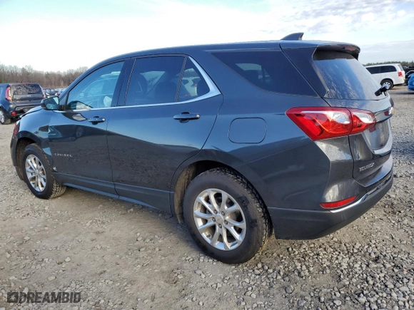 2020 Chevrolet Equinox LT with VIN 2GNAXUEV9L6241876, listed as a Copart auction lot 46735345 with 96,445 mi miles and Salvage Title. Bid and sale history available at carsss.com. Image 2.