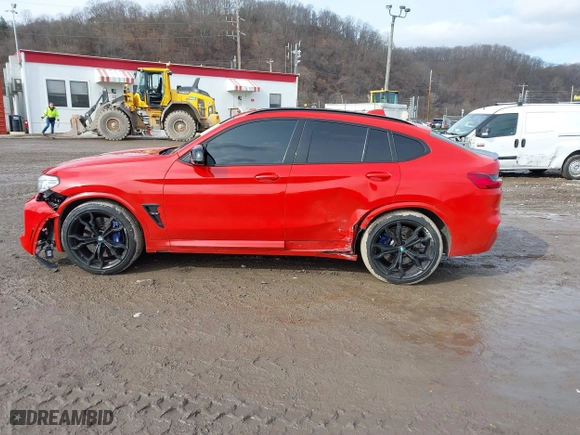 2020 BMW X4 M Competition with VIN 5YMUJ0C05L9C33943, listed as a IAAI auction lot 41531691 with 55,419 mi miles. Bid and sale history available at carsss.com. Image 14.