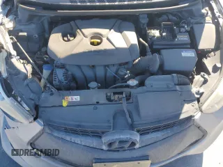 2014 Hyundai Elantra Coupe with VIN KMHDH6AH0EU029186, listed as a Copart auction lot 82584754 with 0 mi miles and Salvage Title. Bid and sale history available at carsss.com. Image 12.