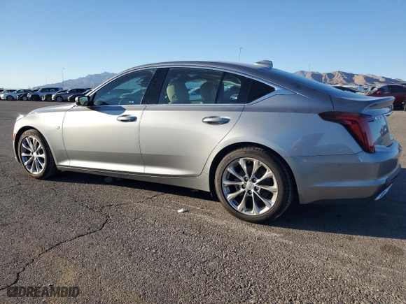 2024 Cadillac CT5 Premium Luxury with VIN 1G6DN5RK6R0128795, listed as a Copart auction lot 77578264 with 290 mi miles and Salvage Title. Bid and sale history available at carsss.com. Image 2.