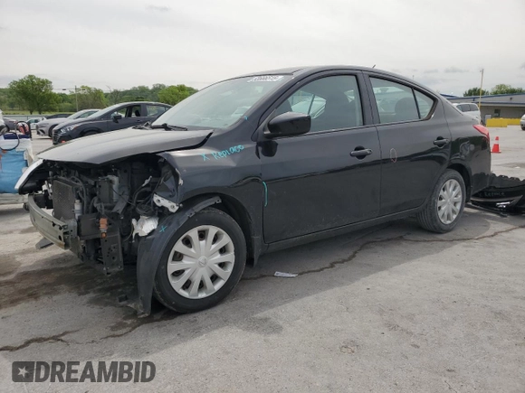 2016 Nissan Versa S Plus with VIN 3N1CN7AP2GL855687, listed as a Copart auction lot 53666515 with 137,522 mi miles and Salvage Title. Bid and sale history available at carsss.com. Image 1.