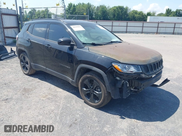 2019 Jeep Compass Latitude with VIN 3C4NJCBB9KT613016, listed as a IAAI auction lot 42570739 with 41,944 mi miles and . Bid and sale history available at DreamBid. Image 1.