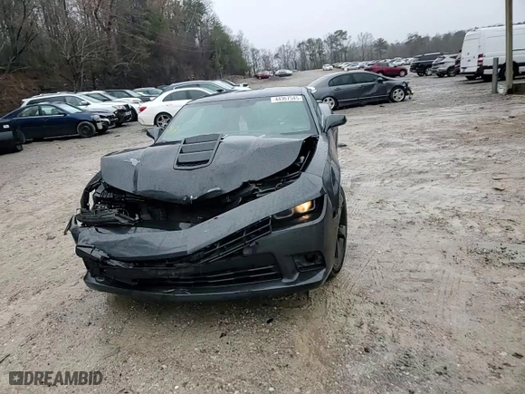 2014 Chevrolet Camaro SS with VIN 2G1FJ1EJ5E9253917, listed as a Copart auction lot 44367545 with 215,552 mi miles and Salvage Title. Bid and sale history available at carsss.com. Image 10.