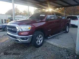 2022 Ram 1500 Lone Star with VIN 1C6RREFM8NN214711, listed as a Copart auction lot 83393144 with 31,497 mi miles and Salvage title. Bid and sale history available at DreamBid. Image 1.