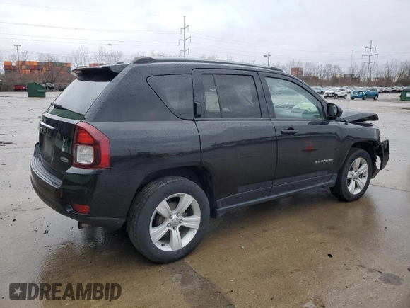 2016 Jeep Compass Latitude with VIN 1C4NJCEB7GD664653, listed as a Copart auction lot 87313664 with 64,580 mi miles and Salvage Title. Bid and sale history available at carsss.com. Image 3.