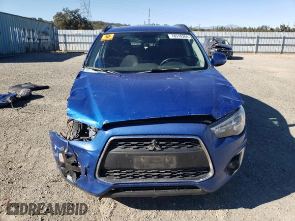 2015 Mitsubishi Outlander Sport 2.4 GT with VIN 4A4AR4AW7FE029018, listed as a Copart auction lot 78510264 with 183,436 mi miles and Salvage Title. Bid and sale history available at carsss.com. Image 5.