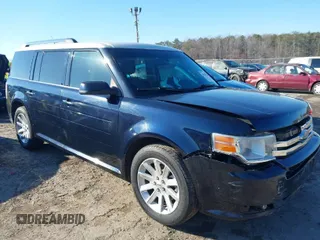 2010 Ford Flex SEL with VIN 2FMGK5CC5ABA99843, listed as a IAAI auction lot 41585750 with 138,916 mi miles. Bid and sale history available at carsss.com. Image 1.