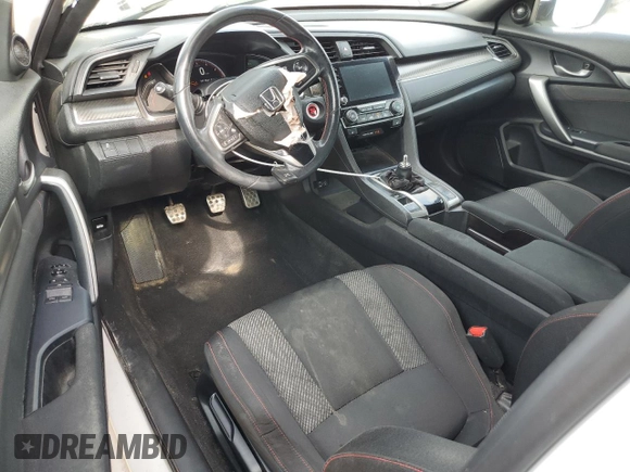 2019 Honda Civic Si with VIN 2HGFC3A51KH750102, listed as a Copart auction lot 52015295 with 65,824 mi miles and Salvage Title. Bid and sale history available at DreamBid. Image 8.