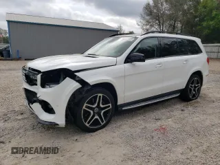 2018 Mercedes-Benz GLS with VIN 4JGDF7DE0JB029658, listed as a Copart auction lot 44472033 with 73,868 mi miles. Bid and sale history available at carsss.com. Image 1.