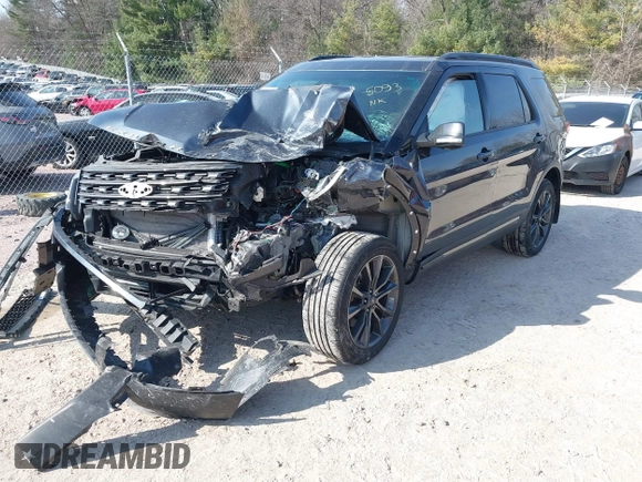 2017 Ford Explorer XLT with VIN 1FM5K8D86HGB51163, listed as a IAAI auction lot 41985093 with 90,584 mi miles and . Bid and sale history available at carsss.com. Image 17.
