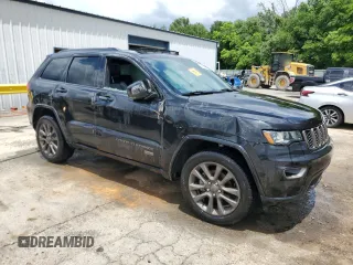 2016 Jeep Grand Cherokee Limited 75th Anniversary with VIN 1C4RJEBG0GC476544, listed as a Copart auction lot 56539365 with 95,989 mi miles and Salvage title. Bid and sale history available at DreamBid. Image 4.