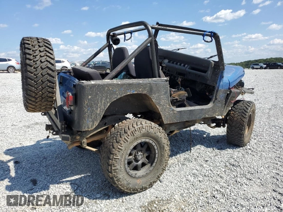 1993 Jeep Wrangler "S" with VIN 1J4FY19P3PP244827, listed as a Copart auction lot 68278774 with 0 mi miles and Salvage Title. Bid and sale history available at carsss.com. Image 3.