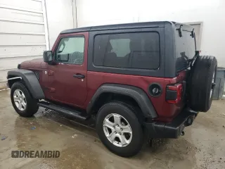 2021 Jeep Wrangler 80th Anniversary with VIN 1C4GJXAN9MW784552, listed as a Copart auction lot 43357205 with 65,230 mi miles and Salvage Title. Bid and sale history available at DreamBid. Image 2.