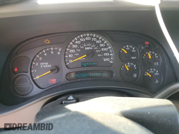 2003 Chevrolet Suburban Z71 with VIN 1GNFK16T83J214901, listed as a Copart auction lot 58072775 with 161,337 mi miles and Salvage title. Bid and sale history available at DreamBid. Image 9.