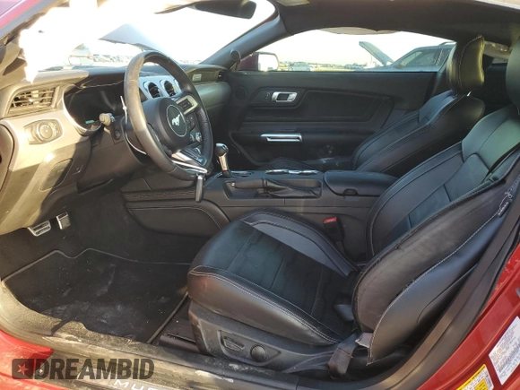 2022 Ford Mustang GT with VIN 1FA6P8CF9N5142884, listed as a Copart auction lot 51942165 with 19,694 mi miles and Salvage title. Bid and sale history available at DreamBid. Image 7.