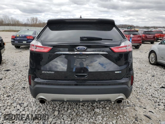 2020 Ford Edge SEL with VIN 2FMPK4J91LBB66541, listed as a Copart auction lot 51804255 with 128,900 mi miles and Salvage Title. Bid and sale history available at carsss.com. Image 6.