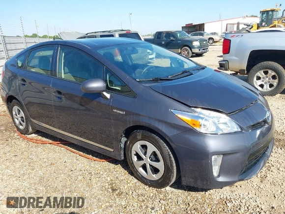 2013 Toyota Prius One with VIN JTDKN3DU1D1618162, listed as a IAAI auction lot 42003928 with 199,477 mi miles. Bid and sale history available at carsss.com. Image 1.