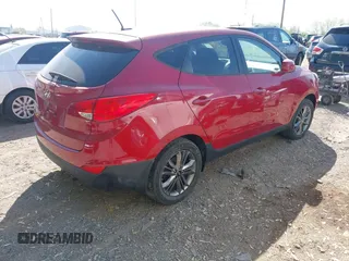 2015 Hyundai Tucson GLS with VIN KM8JT3AF1FU037247, listed as a IAAI auction lot 42145034 with 100,117 mi miles and . Bid and sale history available at DreamBid. Image 4.