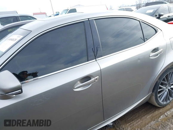 2015 Lexus IS 250 with VIN JTHCF1D29F5020917, listed as a IAAI auction lot 41464618 with 95,808 mi miles and . Bid and sale history available at DreamBid. Image 14.