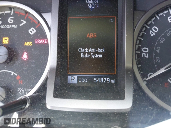 2020 Toyota Tacoma SR5 with VIN 3TMBZ5DN7LM025500, listed as a IAAI auction lot 42651731 with 54,879 mi miles and . Bid and sale history available at DreamBid. Image 16.