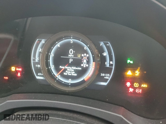 2020 Lexus IS 350 F Sport with VIN JTHGZ1E2XL5018242, listed as a Copart auction lot 43329635 with 38,135 mi miles and Salvage title. Bid and sale history available at DreamBid. Image 9.