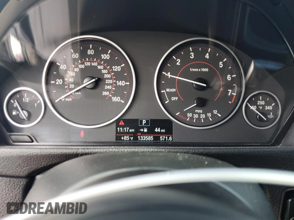 2016 BMW 4 Series 435i xDrive with VIN WBA3R5C59GK373864, listed as a Copart auction lot 71182154 with 133,585 mi miles and Salvage title. Bid and sale history available at DreamBid. Image 9.