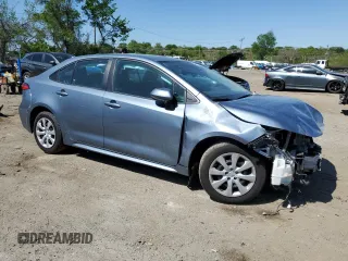 2021 Toyota Corolla LE with VIN 5YFEPMAE0MP261630, listed as a Copart auction lot 54869355 with 65,642 mi miles and Salvage Title. Bid and sale history available at DreamBid. Image 4.