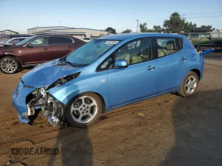 2011 Nissan LEAF SL-e with VIN JN1AZ0CP3BT000582, listed as a Copart auction lot 74951934 with 110,014 mi miles and Clean Title. Bid and sale history available at carsss.com. Image 1.