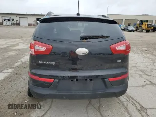 2013 Kia Sportage EX with VIN KNDPCCA20D7367081, listed as a Copart auction lot 57668845 with 116,137 mi miles and Salvage title. Bid and sale history available at DreamBid. Image 6.