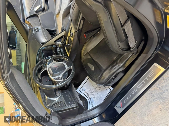 2014 Chevrolet Corvette Z51 2LT with VIN 1G1YJ2D74E5102617, listed as a Copart auction lot 64455705 with 91,709 mi miles and Salvage title. Bid and sale history available at DreamBid. Image 5.