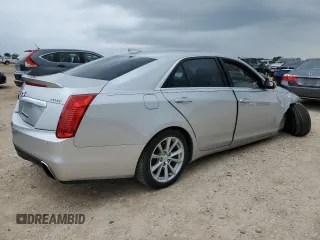 2017 Cadillac CTS RWD with VIN 1G6AP5SX0H0187343, listed as a Copart auction lot 54261215 with 45,812 mi miles and Salvage title. Bid and sale history available at DreamBid. Image 3.