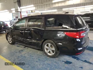 2019 Honda Odyssey EX-L z VIN 5FNRL6H75KB095341, wystawiony jako Copart lot #56563125 z przebiegiem 33 803 mil mil oraz Szkody całkowita. Historia ofert i sprzedaży dostępna na DreamBid. Obrazek 2.