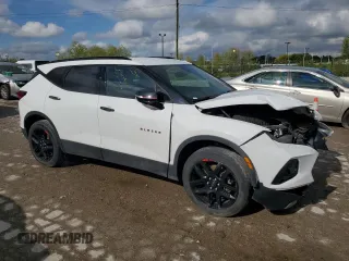 2022 Chevrolet Blazer LT with VIN 3GNKBCR44NS134043, listed as a Copart auction lot 55681025 with 61,590 mi miles and Salvage title. Bid and sale history available at DreamBid. Image 4.