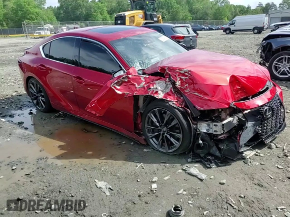 2022 Lexus IS 350 F Sport with VIN JTHGZ1E26N5026437, listed as a Copart auction lot 55874885 with Not provided miles and Salvage title. Bid and sale history available at DreamBid. Image 13.