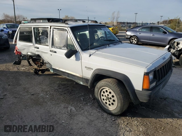 1994 Jeep Cherokee Sport with VIN 1J4FT68S0RL142185, listed as a Copart auction lot 80419344 with 172,294 mi miles and Salvage Title. Bid and sale history available at carsss.com. Image 4.