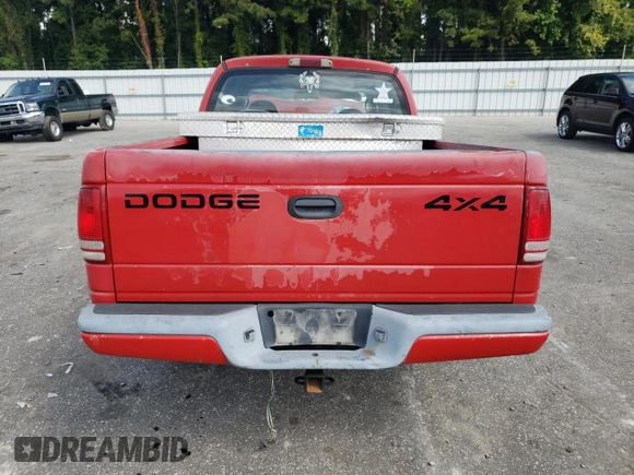 2002 Dodge Dakota Sport with VIN 1B7HG38N42S562989, listed as a Copart auction lot 73033534 with 183,962 mi miles and Salvage Title. Bid and sale history available at carsss.com. Image 6.