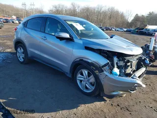 2019 Honda HR-V EX-L with VIN 3CZRU6H71KM706288, listed as a IAAI auction lot 41600575 with 76,645 mi miles. Bid and sale history available at carsss.com. Image 1.