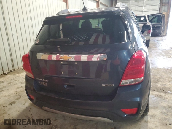 2018 Chevrolet Trax Premier with VIN 3GNCJRSB3JL321152, listed as a Copart auction lot 45167725 with 94,186 mi miles and Salvage Title. Bid and sale history available at carsss.com. Image 6.
