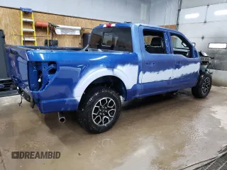 2022 Ford F-150 XL with VIN 1FTEW1EP4NFB90096, listed as a Copart auction lot 50309435 with 38,227 mi miles and Salvage Title. Bid and sale history available at carsss.com. Image 3.