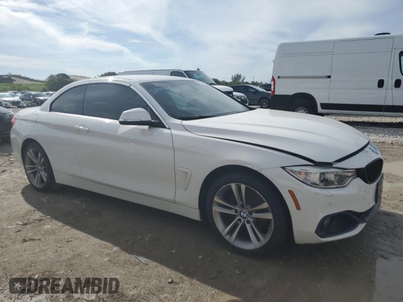 2016 BMW 4 Series 428i xDrive with VIN WBA3T1C52GP822072, listed as a Copart auction lot 87244184 with 80,946 mi miles and Salvage title. Bid and sale history available at DreamBid. Image 4.