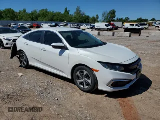 2020 Honda Civic LX z VIN 19XFC2F6XLE027341, wystawiony jako Copart lot #51905915 z przebiegiem 28 600 mil mil oraz Szkoda całkowita • Salvage title. Historia ofert i sprzedaży dostępna na DreamBid. Obrazek 4.