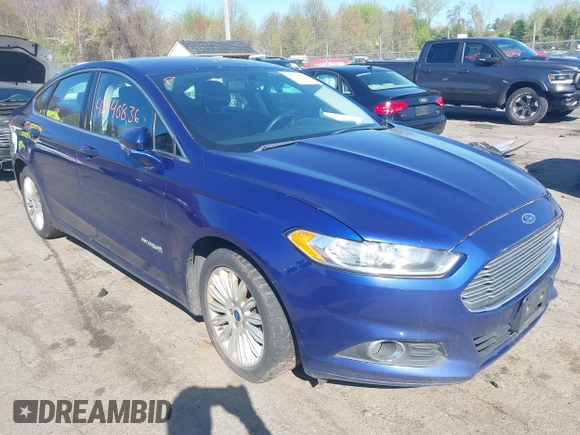 2013 Ford Fusion SE Hybrid with VIN 3FA6P0LU0DR254971, listed as a IAAI auction lot 42140836 with 230,657 mi miles. Bid and sale history available at carsss.com. Image 1.
