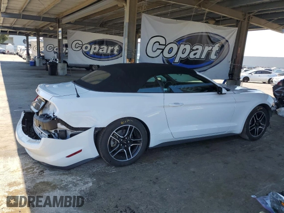 2022 Ford Mustang EcoBoost z VIN 1FATP8UH6N5124216, wystawiony jako Copart lot #64855615 z przebiegiem 58 577 mil mil oraz Szkoda całkowita • Salvage title. Historia ofert i sprzedaży dostępna na DreamBid. Obrazek 3.