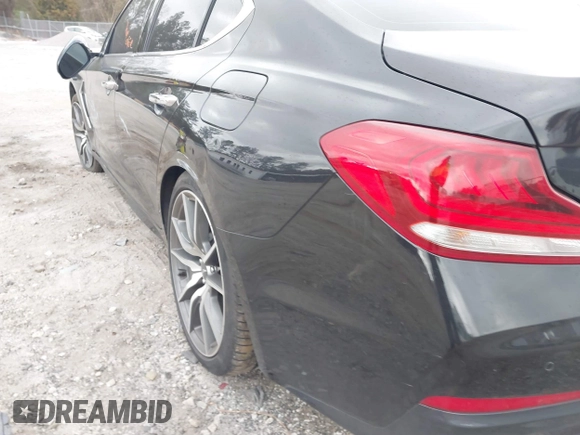 2019 Genesis G70 Advanced with VIN KMTG44LA0KU038176, listed as a IAAI auction lot 41718528 with 85,728 mi miles and . Bid and sale history available at DreamBid. Image 19.