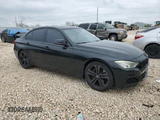 2014 BMW 3 Series 335i with VIN WBA3A9G50ENR97346, listed as a Copart auction lot 51035095 with 104,565 mi miles and Salvage Title. Bid and sale history available at carsss.com. Image 4.