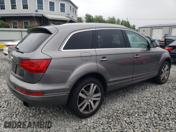 2013 Audi Q7 Premium Plus with VIN WA1LGAFE3DD009592, listed as a Copart auction lot 62755525 with 178,743 mi miles and Clean title. Bid and sale history available at DreamBid. Image 3.