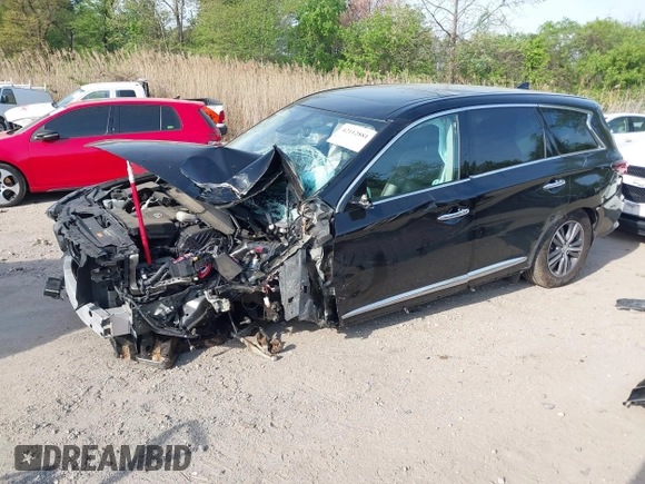2020 Infiniti QX60 Luxe z VIN 5N1DL0MM7LC540417, wystawiony jako IAAI lot #42112881 z przebiegiem 53 003 mil mil oraz . Historia ofert i sprzedaży dostępna na DreamBid. Obrazek 23.