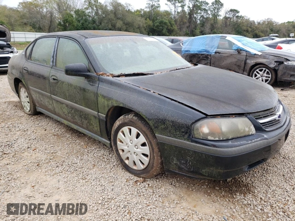 2002 Chevrolet Impala with VIN 2G1WF55E329164323, listed as a Copart auction lot 73790954 with Not provided miles and Clean title. Bid and sale history available at DreamBid. Image 4.