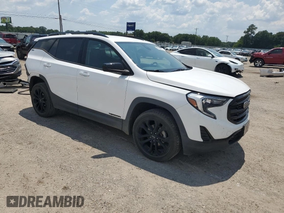 2021 GMC Terrain SLE z VIN 3GKALTEV4ML328648, wystawiony jako Copart lot #61897925 z przebiegiem 75 674 mil mil oraz Szkoda całkowita • Salvage title. Historia ofert i sprzedaży dostępna na DreamBid. Obrazek 4.